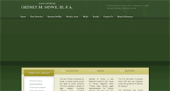 Desktop Screenshot of gedneyhowe.com